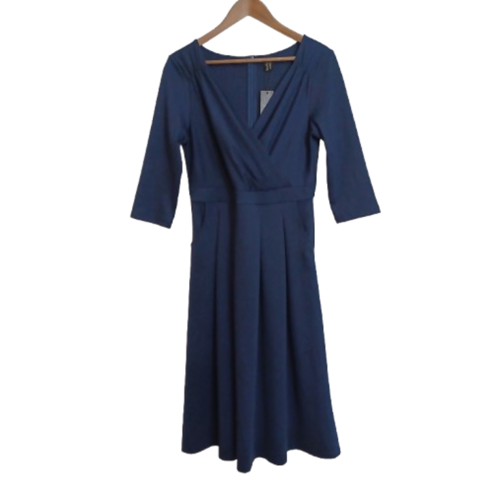 Elegant Blue Women's Dress